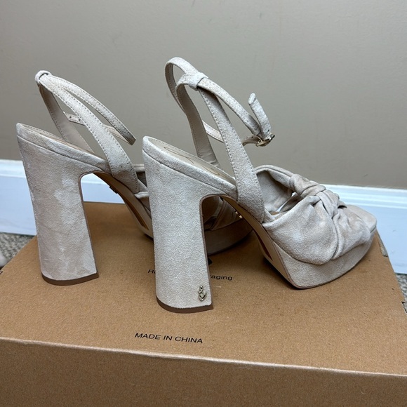 Sam Edelman Women's Kristen Platform Sandal, Cappuccino, Size 9 - Picture 5 of 17